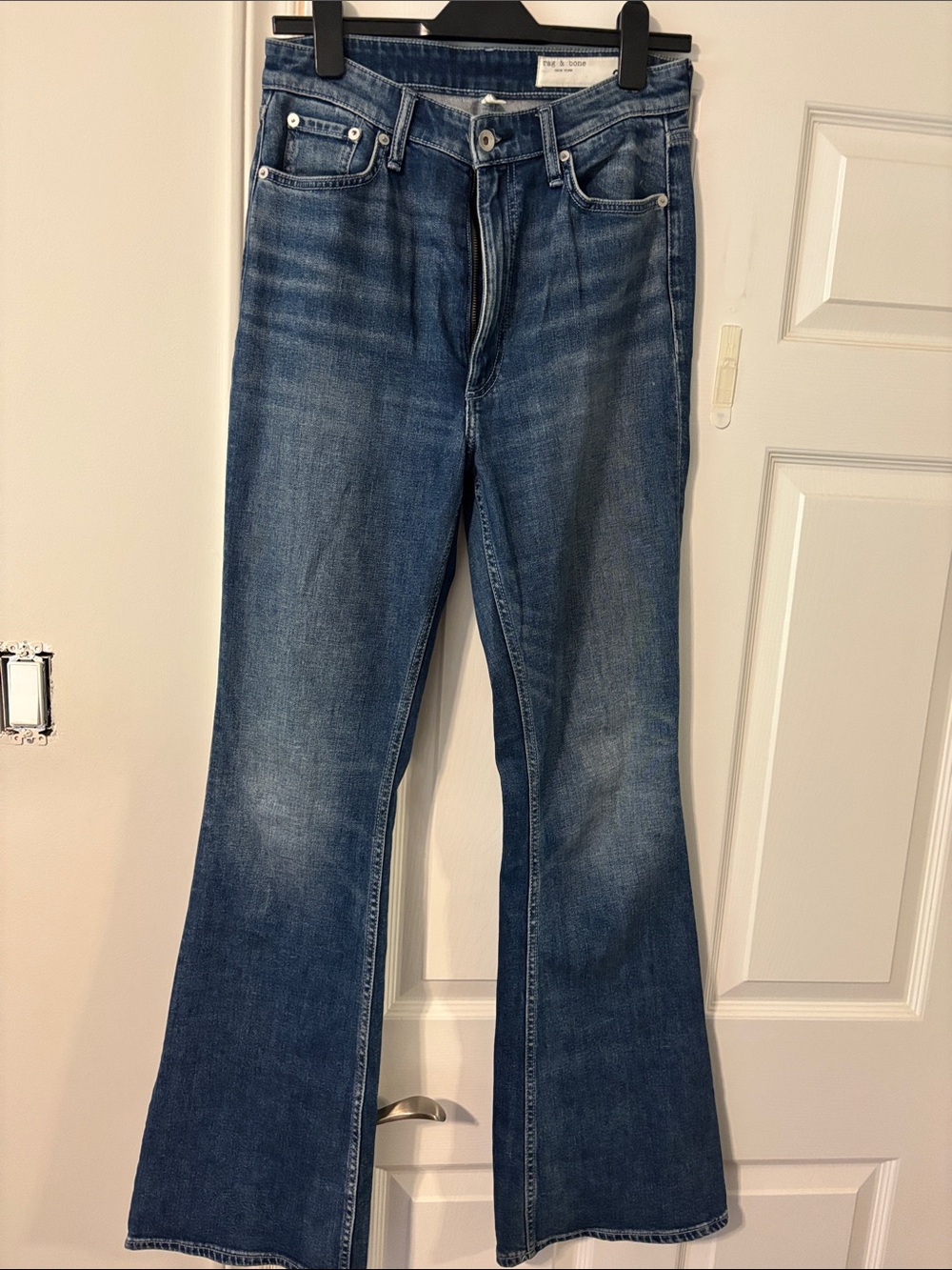 Tag & Bone size 28 Dark Wash Women's Bootcut Jeans - Blue